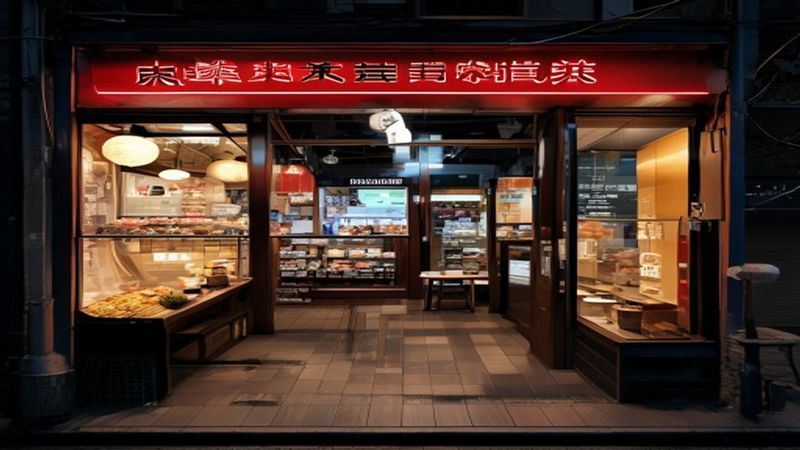 午夜商店点亮一盏灯